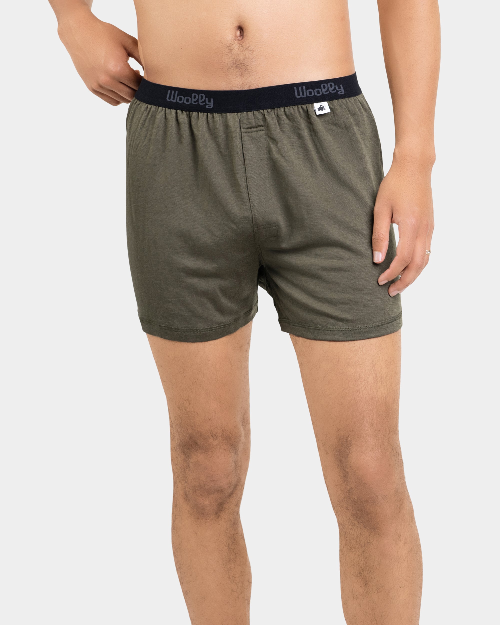 Cotton Boxer-style Shorts