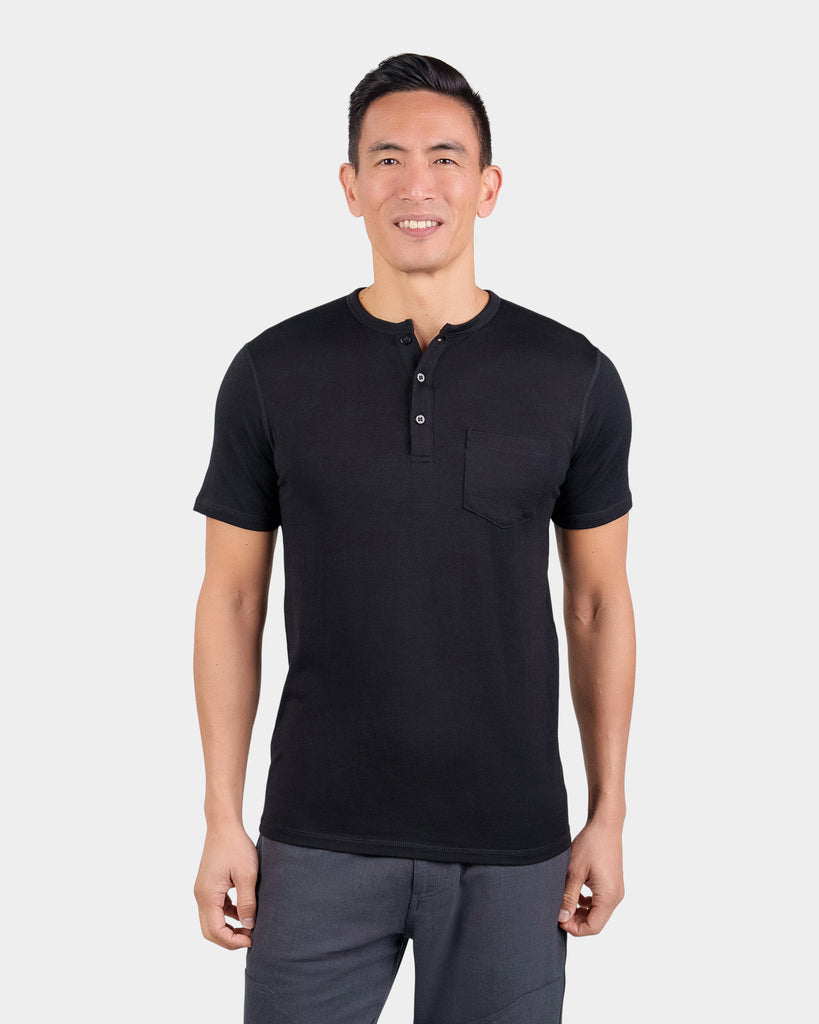 Woolly Clothing Co. Men's Short Sleeve Henley