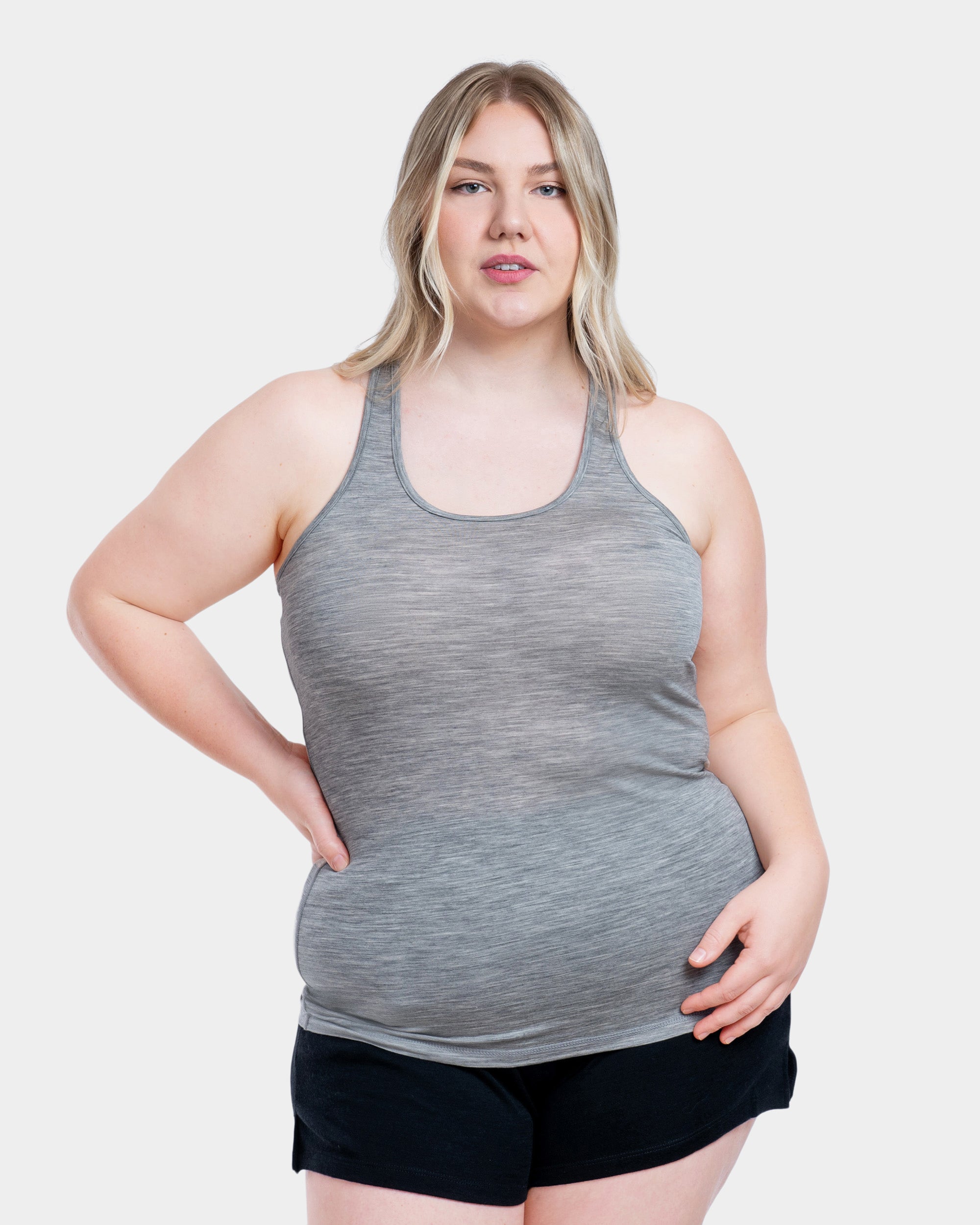 Merino Wool Yoga Tank Top Sleeveless Tank Tops for Women Yoga Wear
